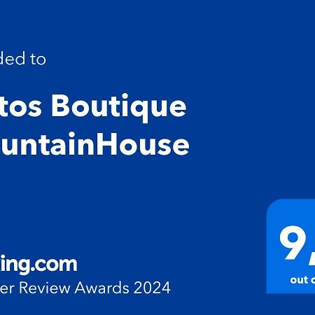 Elatos Boutique Mountainhouse Villa Karpenisi Exterior photo