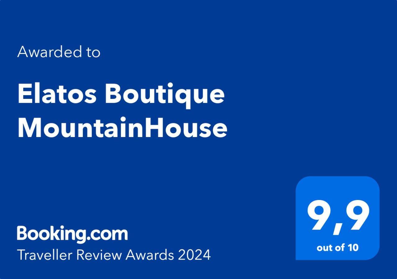 Elatos Boutique Mountainhouse Villa Karpenisi Exterior photo